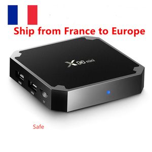 Ship from france Hot Android box X96 mini S905w GB GB Lan ultra smart tv k G wifi Media player