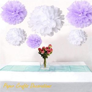 Großhandel-34 Farben 20 Zoll (50 cm) Riesen-Seidenpapier-Pom-Poms-Blumen-Bälle zum Aufhängen für Hochzeit, Babyparty, Geburtstag, Party-Dekorationen