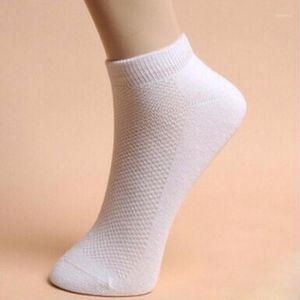 Men's Ankle Socks Sports Summer Mesh Breathable Sport Thin Boat For Male Solid White Mens Brand Running Human 20 Pair1