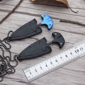 Utomhusverktyg Multifunktionellt Mini Hängande Halsband Kniv Protabel Utomhus Camping Knife Rescue Survival Tool Tea Knife Tool