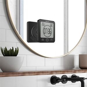 Wholesale clock thermometer humidity resale online - Waterproof Thermometer Hygrometer Digital Bathroom Shower Wall Stand Clock Humidity Temperature Special Timer Function Shower Kitchena22