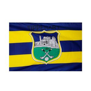 Irland County Tipperary Flagge, Banner, 90 x 150 cm, Staatsfest, Party, Geschenk, 100D Polyester, für drinnen und draußen, bedruckt