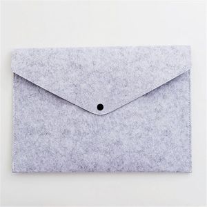 10pcs saco organizador A4 documento bags de arquivo com botão de apresentação de arquivamento de envelopes Feler Felir Pastas de papel