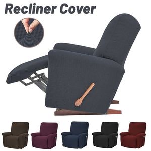 Recliner Chair Covers Waterproof Wingback Elastic Armchair Thickened Slipcovers for Sofa Couch Protector 220302