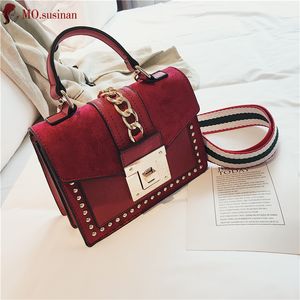 Bolsa de marca de luxo pequeno crossbody bolsas para mulheres 2019 moda de alta qualidade couro mensageiro saco feminino tote vermelho q1110