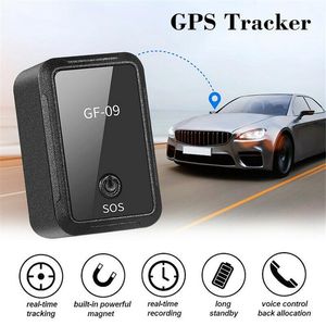 GF-09 ミニ GPS トラッカーアプリ制御盗難防止デバイスロケーター磁気ボイスレコーダー車両/車/人の位置