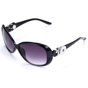 ￓculos de sol de j￳ias de novas j￳ias femininas Retro 18mm Button Snap Glasses Sunglasses Goggles gr￡tis jlliaz