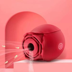 50% Off Rose Vibrator Clitoral Bullets Sugande Intensiv Sug Tongue Lick Clit Stimulator Nippel Massager Sexleksaker För Kvinna Oral