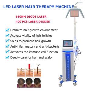 5 in 1 Haarwachstumsmaschine 650 nm Diodenlaser Schönheit Haarausfall Behandlung Photontherapie Pinsel Haarwuchs Laser Schönheitsmaschinen
