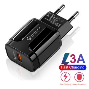 QC 3,0 USB Schnelle Reise Ladegerät EU/Us-stecker Wand Ladegerät Power Adapter Zubehör Für Handy Micro/typ C Ladekabel