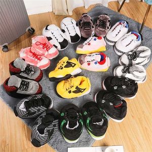 Women Basketball Slipper Winter Slippers Sneaker Slippers Home Slipper Men/Women House Floor Sliders Indoor Slides Funny Slipper 220105