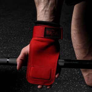 INNSTAR Gewichtheber-Handgriffe, Trainingspolster, verstellbare Handgelenkstützbandagen für Powerlifting, Klimmzüge, Kreuzheben, Bodybuilding, Q0108