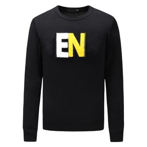 high quality classic Men's designer sweater Embroidery Letter printing Knitwear Winter Sweatshirt popular homme Apparel Black and gray 3XL