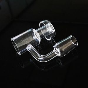 Terp Vacuum Quartz Banger 25mm Top OD Heady Glass Smoking Accessories 14mm 18mm Male Female Joint 90 Degree Oil Dab Rig Domeless Nails Water Pipe TV01-04 Flat Top Tube