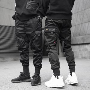 GODLIKEU Herren-Hose, taktische Cargohose, lässig, modisch, schmal, elastische Taille, Haremshose, Jogging-Laufhose