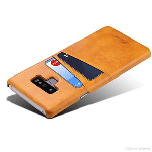Przypadki do Samsung Galaxy Uwaga S8 S9 Plus Wallet Case Telefon Slim Pu Leather Back Ochronne Case Pokrywa ID Uchwyt Karta Kredytowe Slot