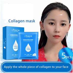 Seaweed collagen Moisturize Cleaner Acne Treatment black mask face care Skin Care Oil-Control mascarilla Moisture collagen face mask