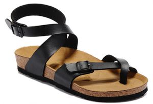 Yara Designer Rubber slide sandal Floral brocade men Cork slippers Gear bottoms Flip Flops women striped Beach causal slipper 34-47