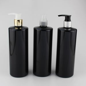 500ml Empty Lotion Pump Bottles Black Liquid Soap Dispenser Containers Body Cream Spray Bottle Cosmetic Container