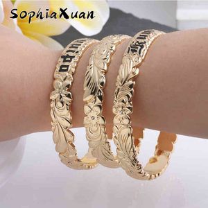 Schildkröte Armband Armband großhandel-Sophiaxuan Hawaiianer Gold Armreifen Armbänder Schildkröte Schmuck Liebhaber Bangle Armband Polynesian Pearl Trendy Für Frauen Frau