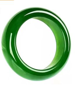 Anillos de banda de jade anillo de ágata natural pareja modelos hombres y mujeres jugadores anillo calcedonia verde