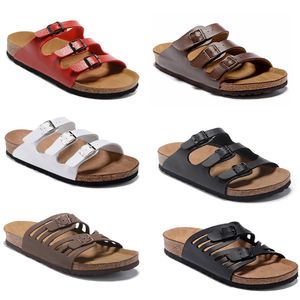 Florida Classics Cork Slipper Gummi Slide Sandale Blumenbrokat Frauen Schuhe Ausrüstung Böden Flip Flops Frauen gestreift Strand Kausaler Männer rutsch