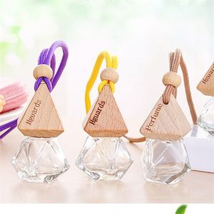 Triangular Rhombus Bottle Empty Essential Oil Diffuser 8ml DIY Essential Oil Diffuser Transparent Car Perfume Bottles New Arrival 1 48by K2