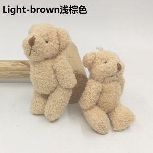 50 шт. Kawaii Mini Маленький 6см ок. Аксессуары плюшевые игрушки - 6 см Совместный медведь Игрушечная игрушка кукла декор медведь игрушечная кукла