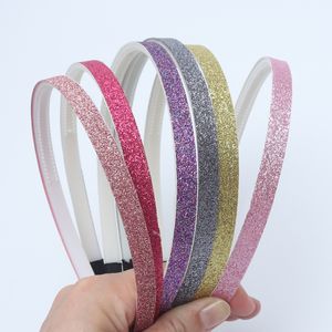 Wholesale glitter bands resale online - New Girls Glitter Hair Bands Children Headbands Kids Hair Accessories Teeth Hairbands