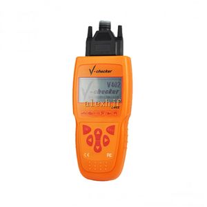 Wholesale vag obd resale online - OBD II VAG Scanner with LCD Screen V checker V402 Professional Universal Auto Diagnostic Scanner ABS Codes For VAG family cars