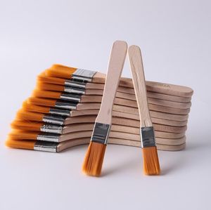 High Quality Nylon Paint Brush Different Size Wooden Handle Watercolor Brushes For Acrylic Oil Painting School Art Supplies HC G4047