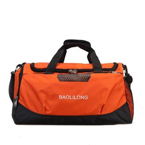 Borsa da palestra sportiva da donna da uomo Borsa a tracolla impermeabile da yoga per fitness Borsa da viaggio per allenamento all'aperto Borsa da viaggio con scomparto per scarpe Q0705