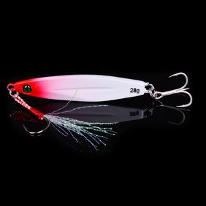 Metal Yavaş Jig Döküm Kaşık 10g 14g 17g 21g 28g 40g Balıkçılık Cazibesi Jigs Trolling Tuzlu Su Lures Yapay Yem Kıyı Jig Bass