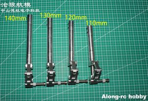 One Pair 110 120 130 140mm Strengthened Back Damping Landing Gear Suitable for 5-10kg RC Model Aircraft JET EDF Plane Spare Part