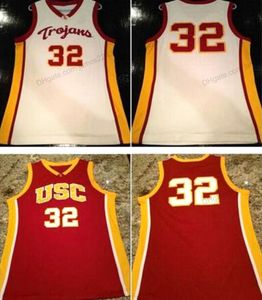 Custom USC Trojans # 32 OJ Mayo Södra Kalifornien Basketball Jersey Mäns sysar någon storlek 2xs-5xl namn eller nummer