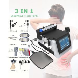 Portable Shock Waves Equipments Tecar Full Body Massager Ems Fokuserad Extrakorporeal Shockwave Pain Relief Ed Behandling till salu
