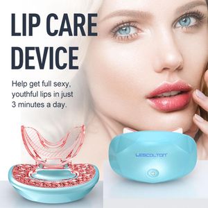 Lip Pump Fuller Electric Lip Plumper LED Light Therapy Enhancer Sexy Thicker Lips Plumping Tool Mouth Enhancer Bigger Thicker