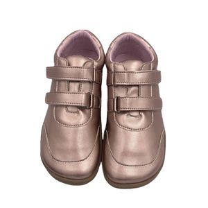 Tipsietoes Skinny Ankel - Uzky Kotnik Höst äkta läderskor för tjejer och pojkar Kids Barefoot Sneaker 220115