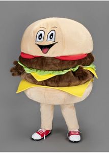 Bread Hamburger Food Mascot Theme Plush Sandwich Mascot Costume For Advertising direct free shipping support customization