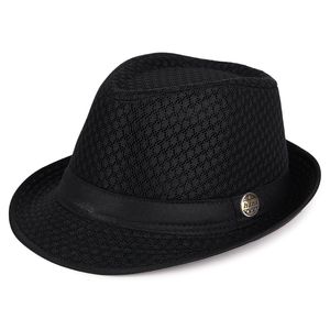 Men and women outdoor breathable mesh sun hat adult summer plus size fedora hats 56-58cm 58-60cm Q1216 Y0910