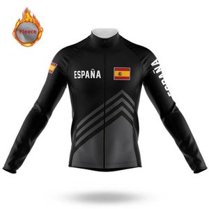 Spain winter cycling jacket outdoor Mens Fleece Bike MTB Jersey Ropa Ciclismo Racing Bike Clothing Cortavientos para hombre 201216