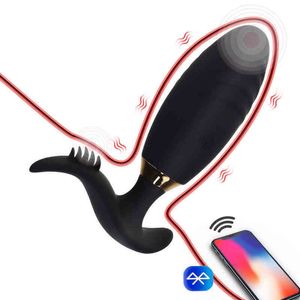 NXY Vibrators App Controle Bluetooth Butt Plug Anaal Vibrator Prostaat Stimulator Vrouwelijke Vagina Massager Dildo Erotische Speeltjes Voor Mannen1209