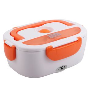 12V Portable Electric Heating Bento Lunch Box Food Storage Rice Containers Meal Prep Home Office School Dish Warmer Dinnerware Y200429