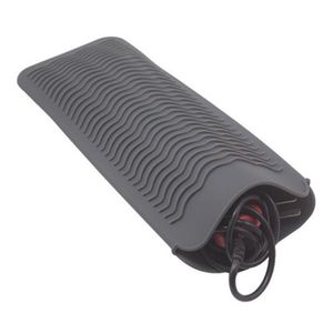 Silicone Heat Resistant Travel Mat Pouch For Curling Iron Hair Straightener Multi-function Non-slip Flat Styling Tool W2