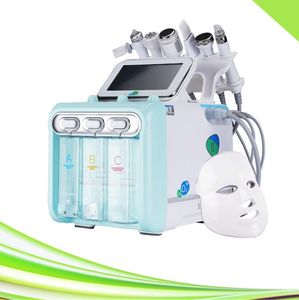 7 em 1 mais novo LED terapia de luz portátil jato de oxigênio jato facial Dermoabrasão facial removedor de cravo hydradermabrion apertando a máquina Dermaabrasion