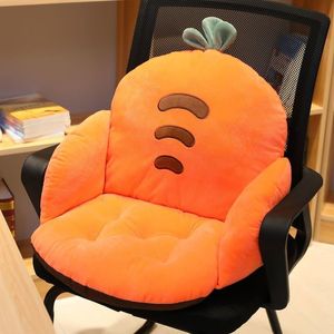 Lanke Cartoon Chair Cushion Lumbar Back Support, Thicken Seat Pad Pillow For Home Office Car Seat Chair Buttocks Pad Fit Girls Y200723