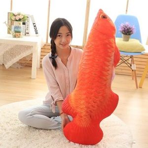 BZ403 3D Arowana Mint Fisch Plüschtiere Dekokissen Wurfkissen mit Inneneinrichtung Home Decor Sofa Emulational Toys Kein Reißverschluss