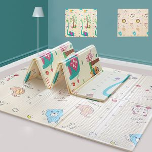 Детский коврик Baby Playmat Складные Детские Ковер XPE Пена Головоломки Двусторонняя Восхождение Водонепроницаемые Нетоксичные игры Коврик LJ201114