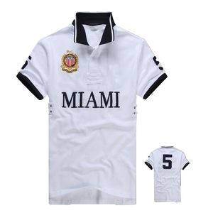 Men's Polos Shirt Short Sleeve T shirt Brand Miami New York Chicago Los Angeles Dubai discounted