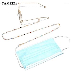 Солнцезащитные очки рамки yameize модные очки для чтения цепь для женщин шнуры бисера